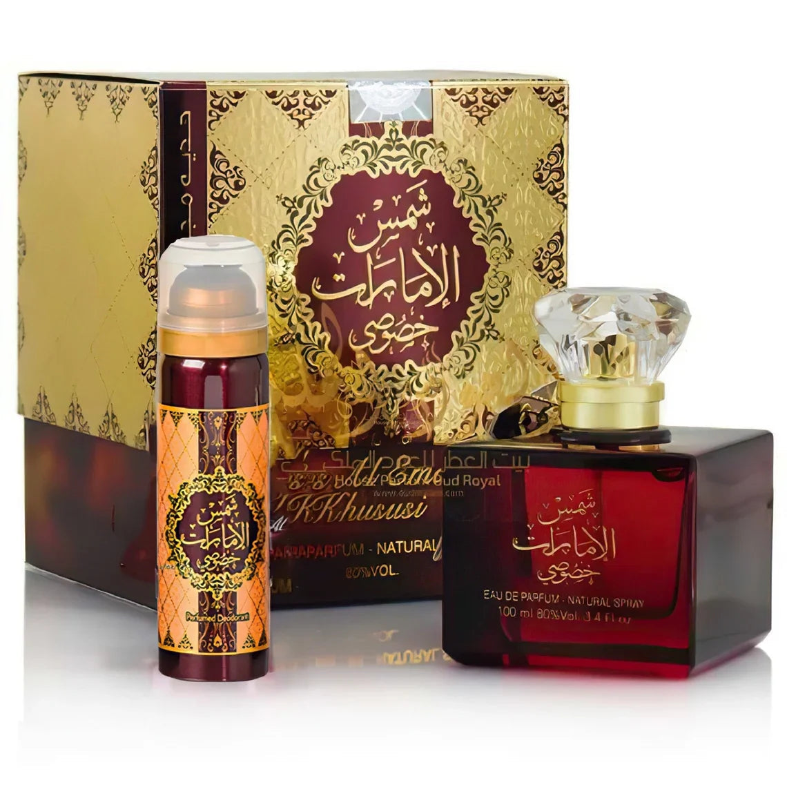 Ard Al Zaafaran Parfum Shams Al Emarat Khususi Eau de Parfum 100ml + Deo