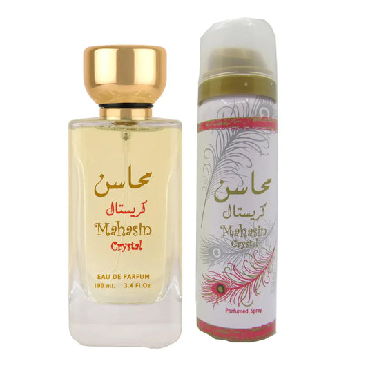 Lattafa Parfum Mahasin Crystal RED + Deo Eau de Parfum 100ml