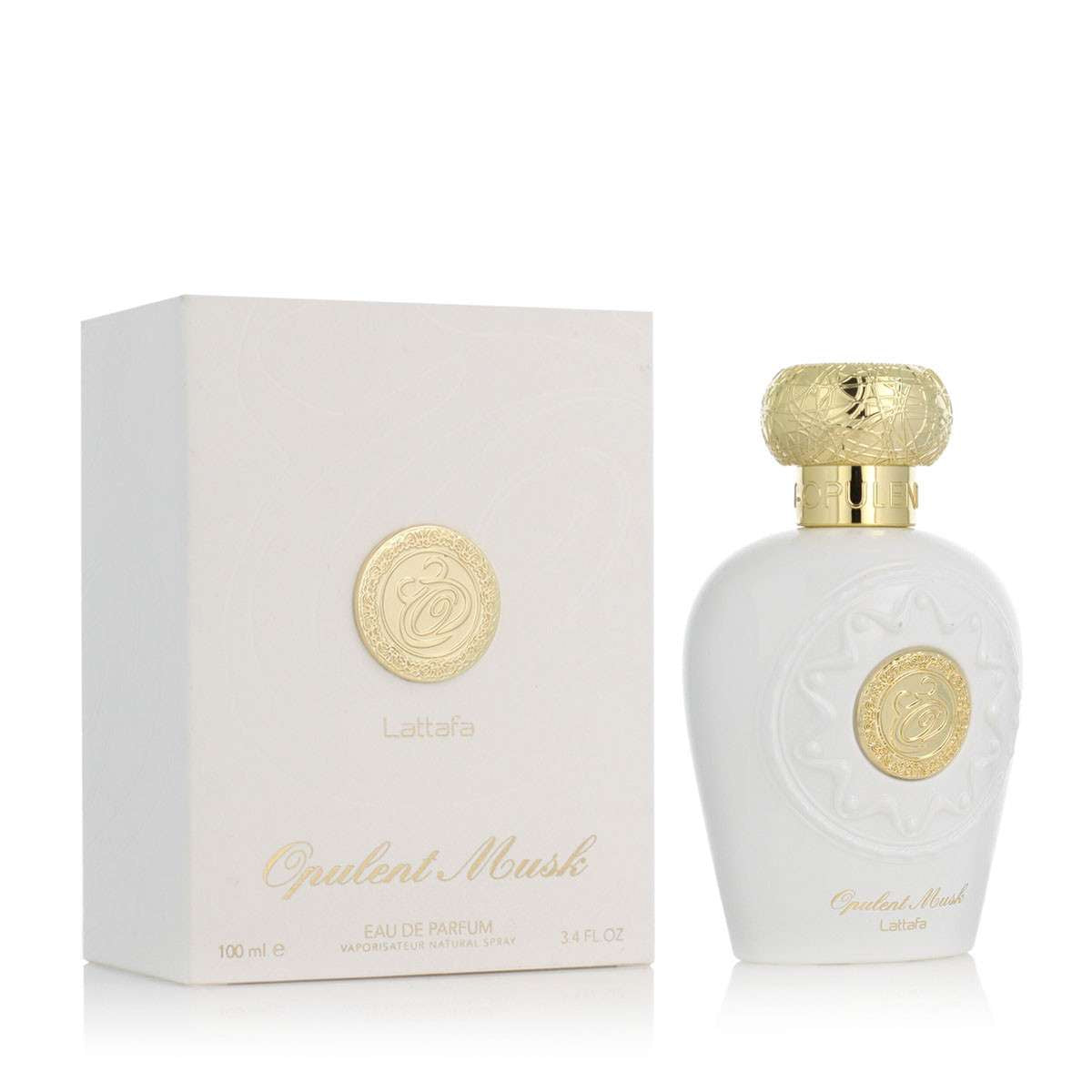 Paket Lattafa Perfume Opulent Musk + Opulent Oud Eau de Parfum 100ml ( Damen+Herren )
