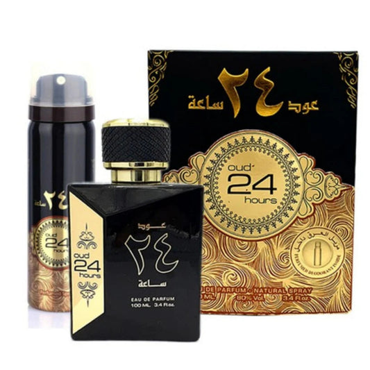 Ard Al Zaafaran Oud 24 Hours Eau de Parfum 100ml + Deo Geschenk