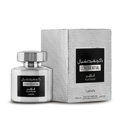 Lattafa Parfum Confidential Platinum Eau de Parfum 100ml