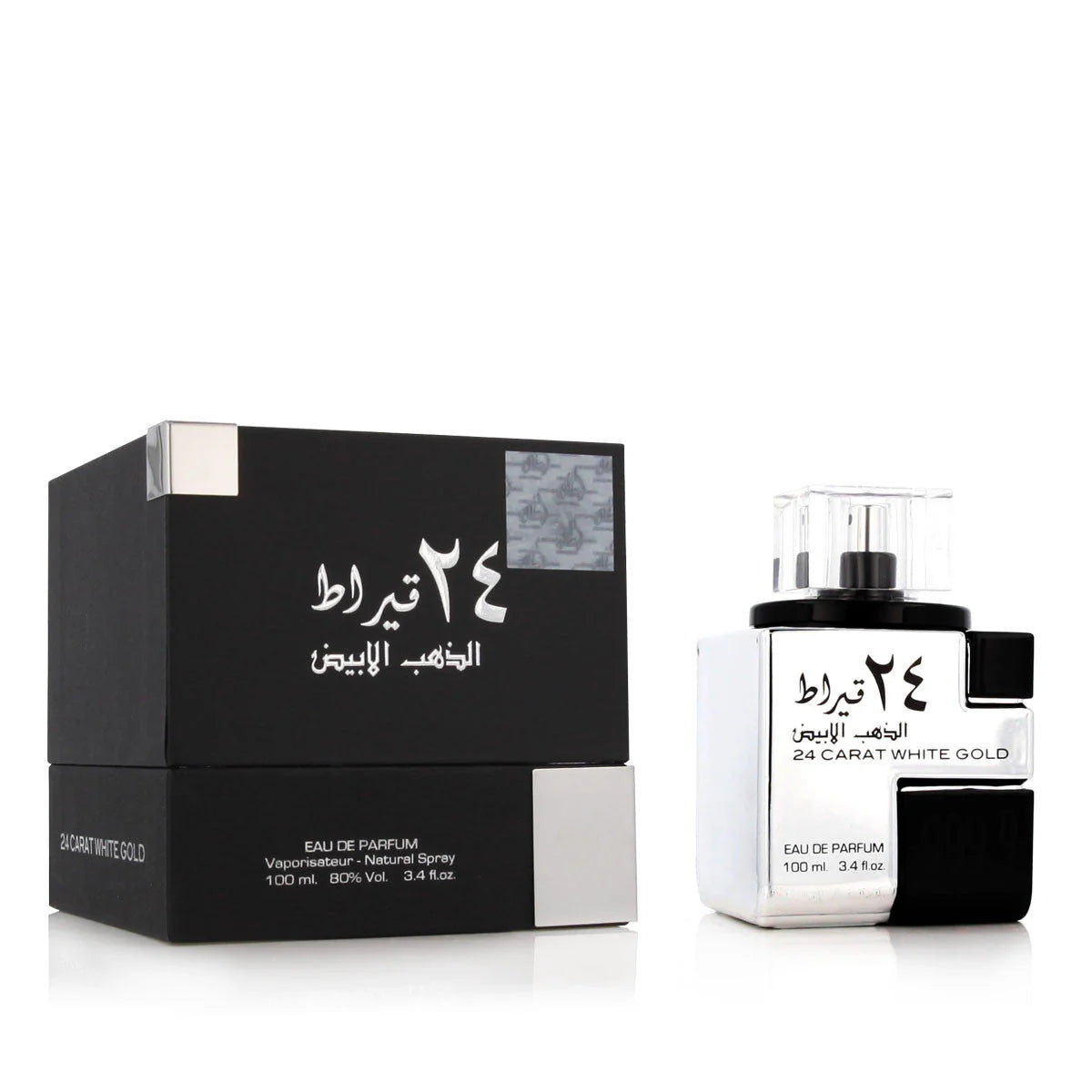 Lattafa Perfume 24 Carat White Gold Eau de Parfum 100ml