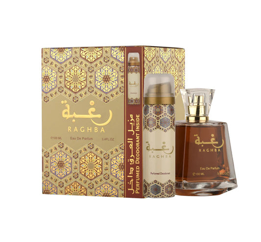 Lattafa Parfum Raghba + Deo Eau de Parfum 100ml